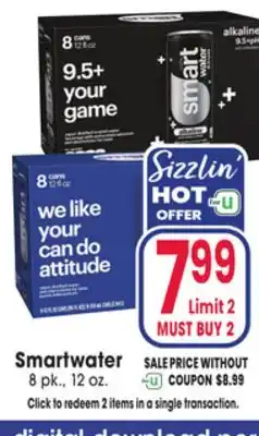 Jewel-Osco Smartwater offer