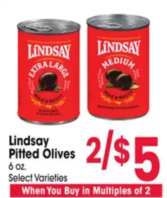 Jewel-Osco Lindsay Pitted Olives offer