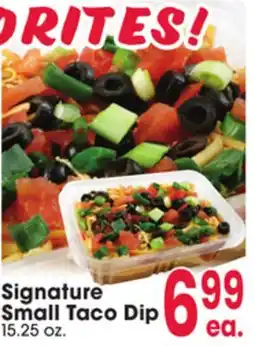 Jewel-Osco Signature Small Taco Dip offer