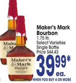 Jewel-Osco Maker's Mark Bourbon offer