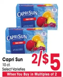 Jewel-Osco Capri Sun offer