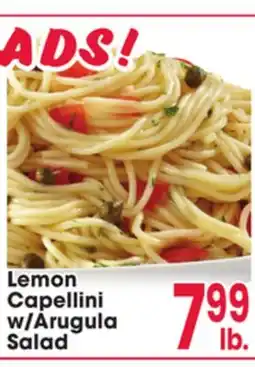 Jewel-Osco Lemon Capellini w/Arugula Salad offer