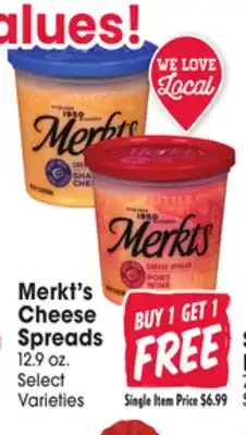 Jewel-Osco Merkt's Cheese Spreads offer