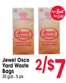 Jewel-Osco Jewel Osco Yard Waste Bags offer