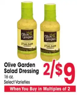 Jewel-Osco Olive Garden Salad Dressing offer