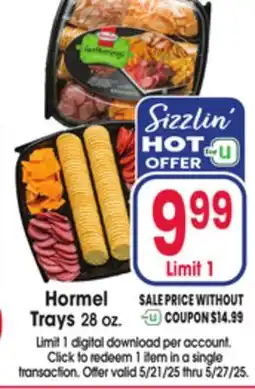 Jewel-Osco Hormel Trays offer