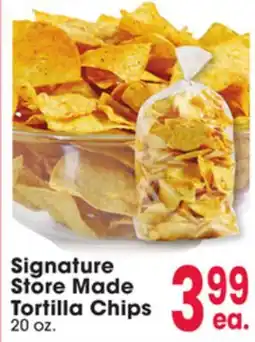 Jewel-Osco Signature Store Made Tortilla Chips offer