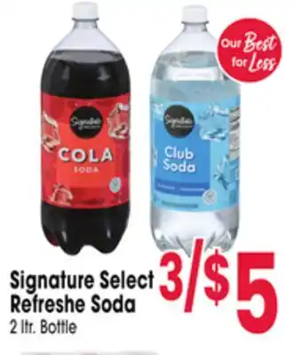 Jewel-Osco Signature Select Refreshe Soda offer