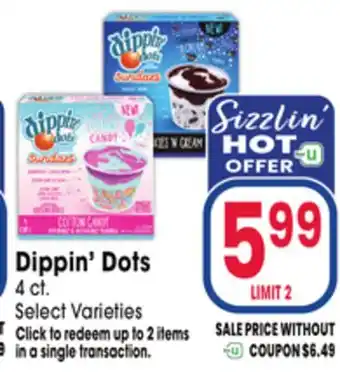 Jewel-Osco Dippin' Dots offer