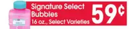Jewel-Osco Signature Select Bubbles offer