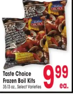 Jewel-Osco Taste Choice Frozen Boil Kits offer