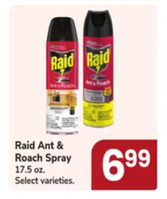 Jewel-Osco Raid Ant & Roach Spray offer