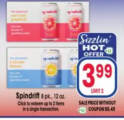 Jewel-Osco Spindrift offer