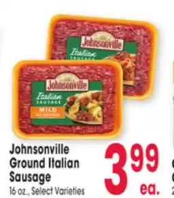 Jewel-Osco Johnsonville Ground Italian Ground Sausage offer