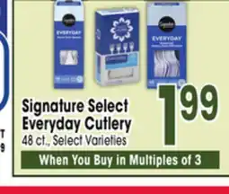 Jewel-Osco Signature Select Everyday Cutlery offer
