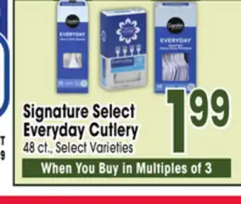 Jewel-Osco Signature Select Everyday Cutlery offer
