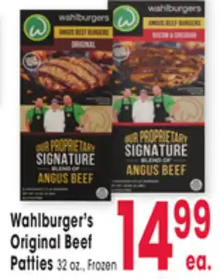 Jewel-Osco Wahlburger's Original Beef Original Beef Patties offer