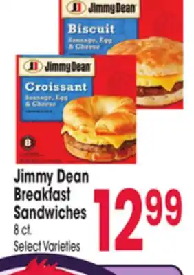 Jewel-Osco Jimmy Dean Breakfast Sandwiches offer