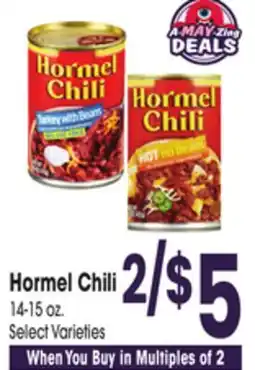 Jewel-Osco Hormel Chili offer