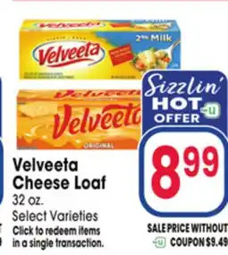Jewel-Osco Velveeta Cheese Loaf offer