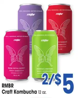 Jewel-Osco RMBR Craft Kombucha offer