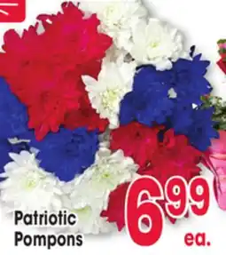 Jewel-Osco Patriotic Pompons offer