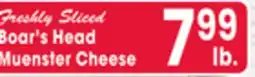 Jewel-Osco Boar's Head Muenster Cheese offer