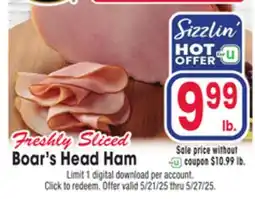 Jewel-Osco Boar's Head Ham offer