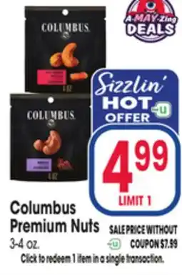 Jewel-Osco Columbus Premium Nuts offer