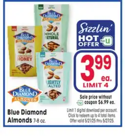 Jewel-Osco Blue Diamond Almonds offer