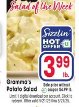 Jewel-Osco Gramma's Potato Salad offer