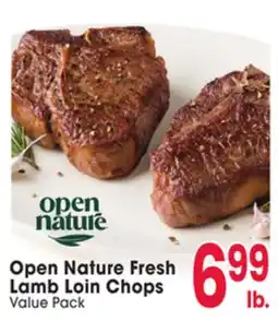 Jewel-Osco Open Nature Fresh Lamb Loin Chops offer