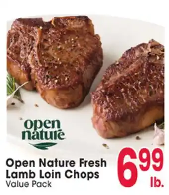 Jewel-Osco Open Nature Fresh Lamb Loin Chops offer
