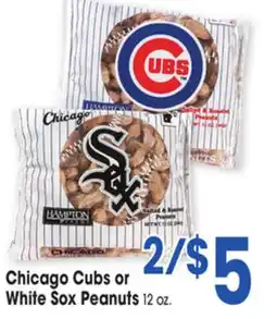 Jewel-Osco Chicago Cubs or White Sox Peanuts offer