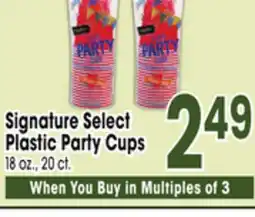 Jewel-Osco Signature Select Plastic Party Cups offer