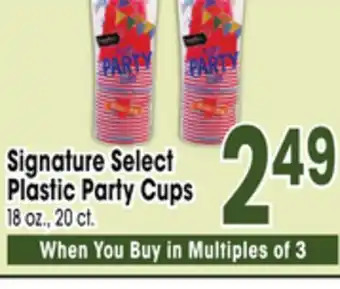Jewel-Osco Signature Select Plastic Party Cups offer