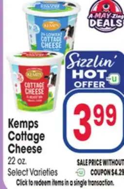 Jewel-Osco Kemps Cottage Cheese offer