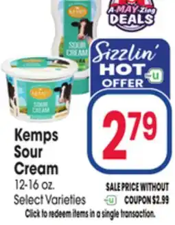 Jewel-Osco Kemps Sour Cream offer