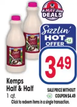 Jewel-Osco Kemps Half & Half offer