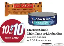 Mariano's StarKist Chunk Light Tuna or Lärabar Bar offer