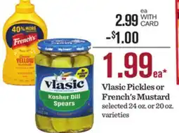 Mariano's Vlasic Pickles or French's Mustard offer