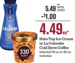 Mariano's Halo Top Ice Cream or La Colombe Cold Brew Coffee offer