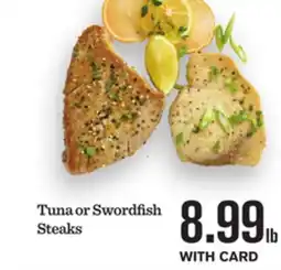 Mariano's Tuna or Swordfish Steaks offer