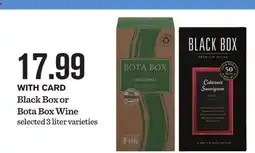 Mariano's Black Box or Bota Box Wine offer