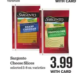 Mariano's Sargento Cheese Slices offer