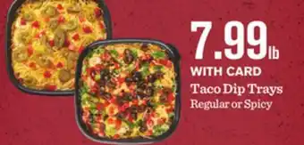 Mariano's Taco Dip Trays offer