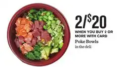 Mariano's Poke Bowls offer
