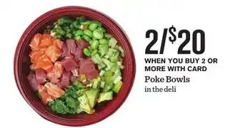 Mariano's Poke Bowls offer