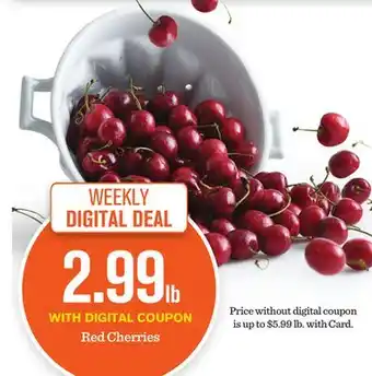 Mariano's Red Cherries offer