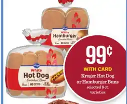 Mariano's Kroger Hot Dog or Hamburger Buns offer